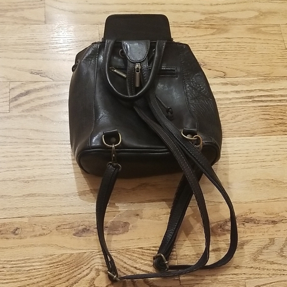 Florence Italy Mini Drawstring Backpack Quiet Luxury Travel Crossbody Versatile - Picture 2 of 13